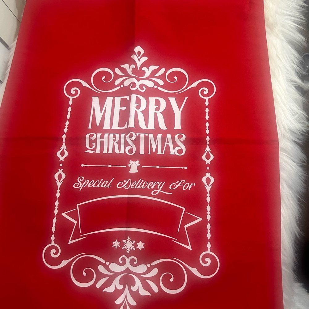 Santa Christmas  Canvas large Sack Bags